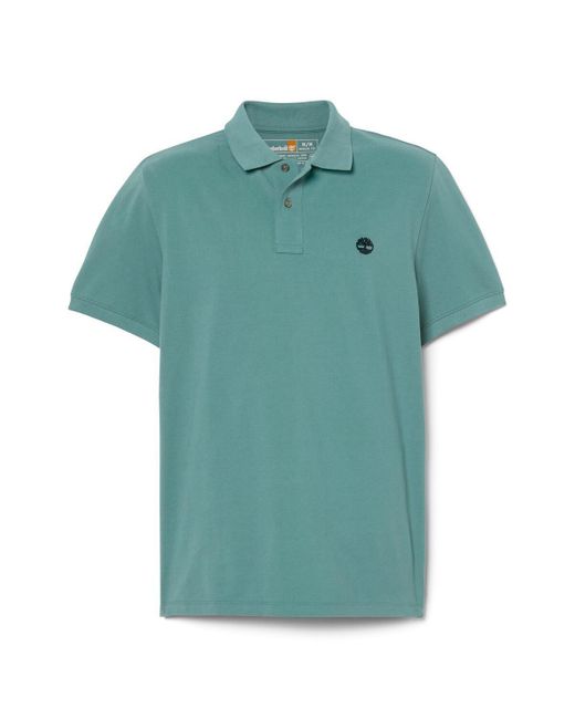 Timberland Green Miller Short Sleeve Polo Shirt for men