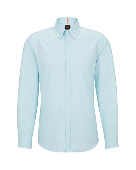 Boss Blue Rickert Long Sleeve Shirt for men