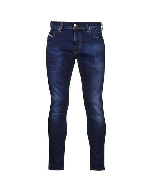 DIESEL Blue Skinny Fit Jeans for men