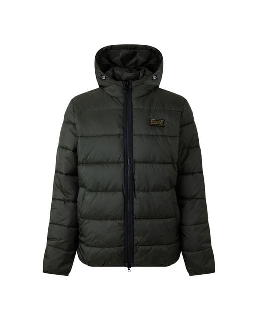 Barbour Black Bob Baffle Puffer Jacket for men