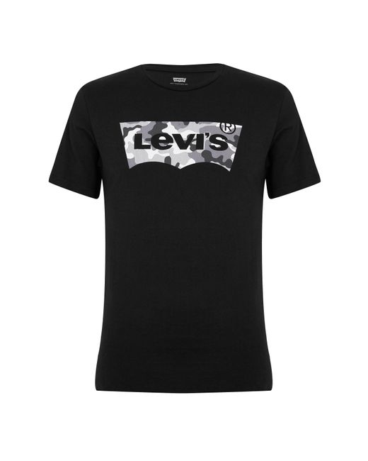 Levi's Black Varsity Circle T Shirt for men