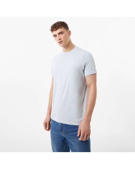 Jack Wills White Jw Sandleford T Shirt for men