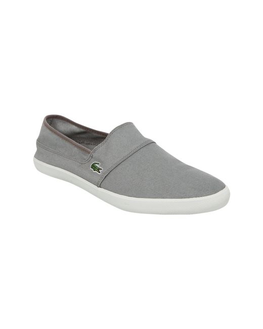 Lacoste Gray Clemante Plimsolls for men