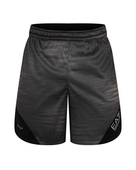 EA7 Black Ventus7 Shorts for men