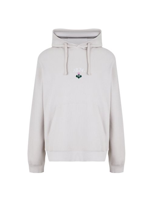 Lyle & Scott White Lyle 1874 Pq Hoodie Sn99 for men