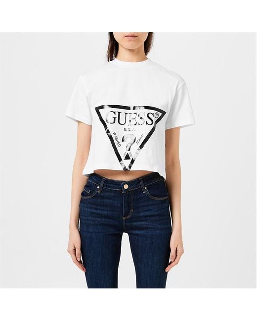 Guess Blue High Rise Skinny Jeans