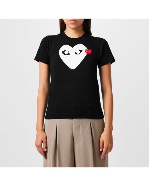 COMME DES GARÇONS PLAY Black Heart T Shirt