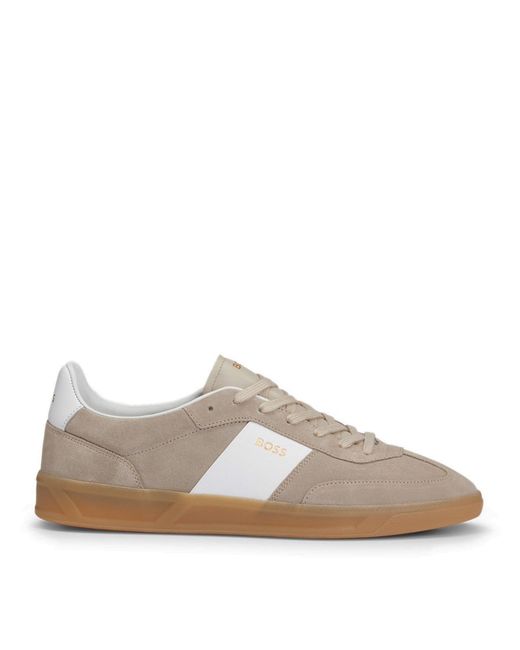 Boss Brown Brandon Tennis Style Trainer for men