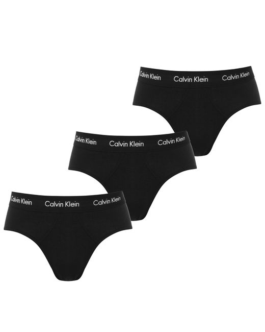 Calvin Klein Black 3 Pack Briefs for men