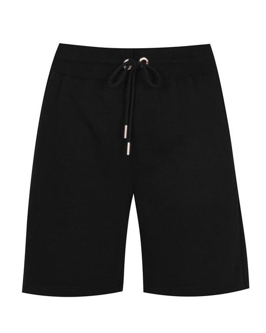 True Religion Black Horseshoe Shorts for men