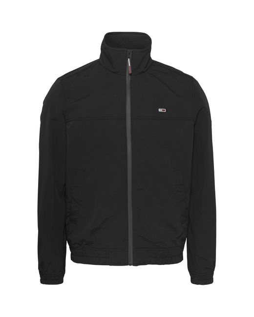 Tommy Hilfiger Black Essential Bomber Jacket for men