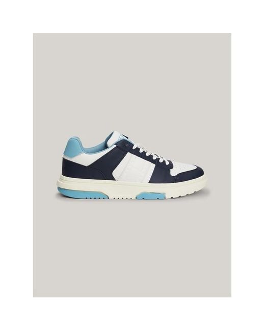Tommy Hilfiger Blue Tommy Brooklyn Leather Trainers for men