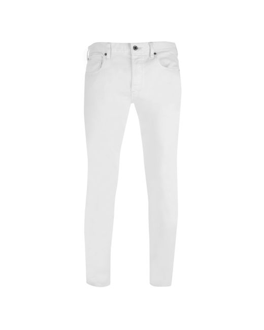 G-Star RAW White 3301 Slim Jeans for men