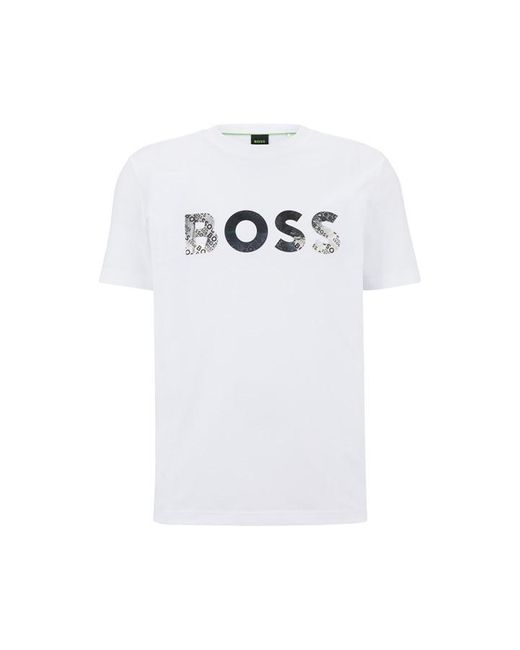 Boss White Tee 3 10231939 01 for men