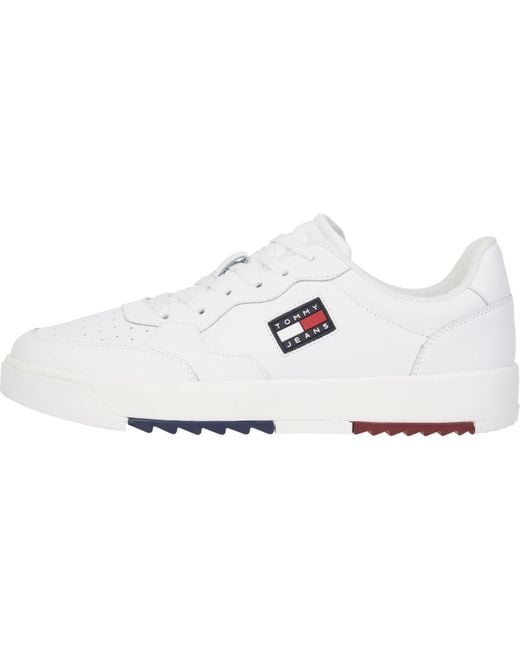 Tommy Hilfiger White Michael Basket Sneakers for men