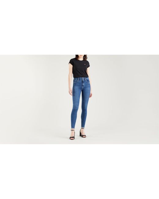 Levi's Blue Mile High Super Skinny Jeans