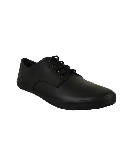 Fred Perry Black Fred Foxx Leather Plimsolls for men