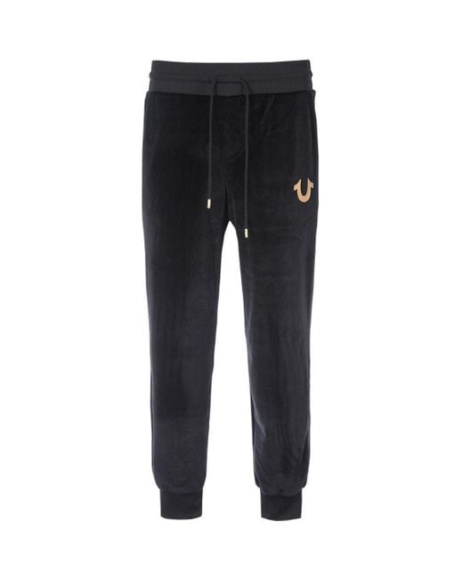 True Religion Black Calli Joggers for men