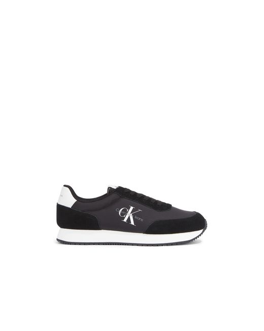 Calvin Klein Black Retro Runner Low Laceup Su-Ny Ml for men