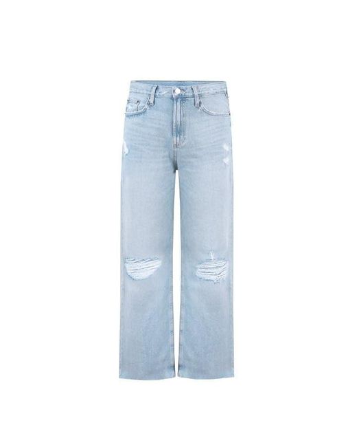 Fabric Blue Wide Jeans Ld