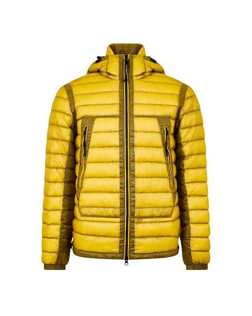 C P Company Yellow D.d Shell Hooded Jacket for men
