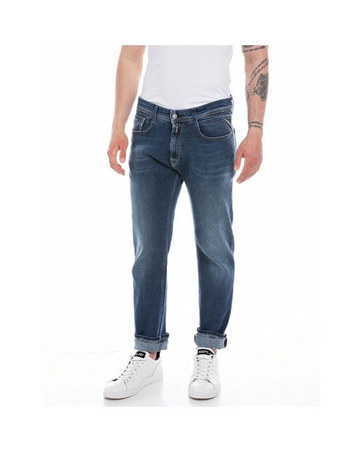 Replay Blue Rocco Jeans for men