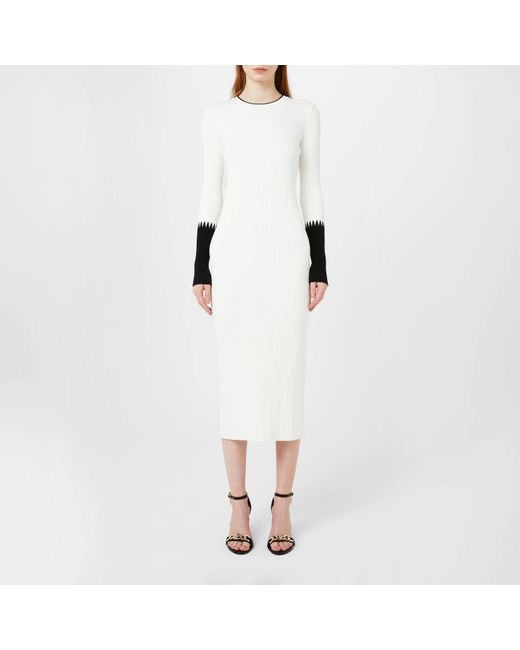 Boss White Flaviera Jumper Dress