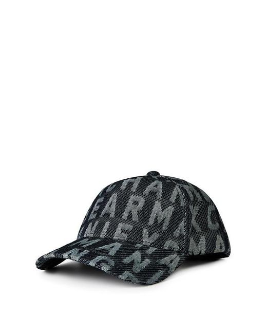 Armani Exchange Black Man's Baseball Hat for men