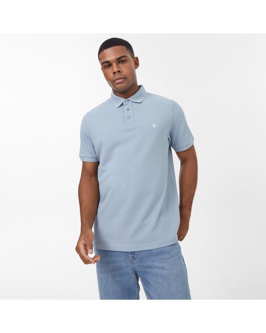 Jack Wills Blue Jw Aldgrove Classic Polo for men