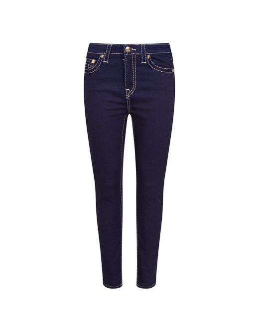 True Religion Blue Halle Lurex Skinny Jeans