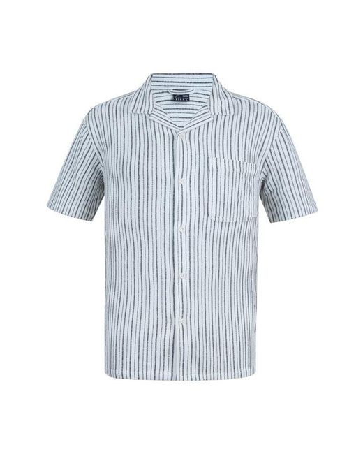 Fabric Blue Stripe Shirt for men
