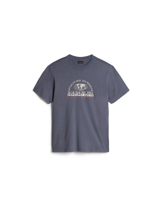 Napapijri Blue S-macas T-shirt for men