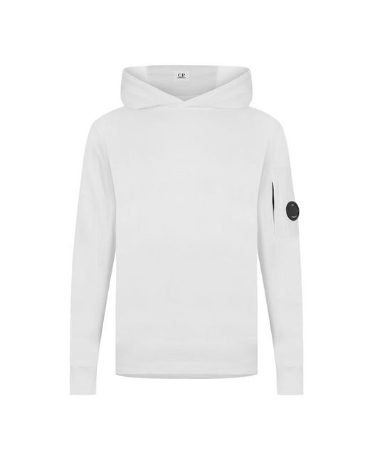 C P Company White Cp Light Hoodie Sn32 for men