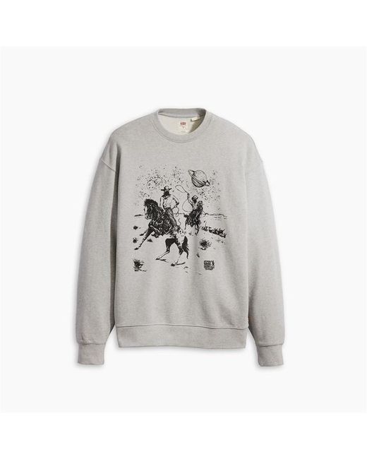 Levi's Gray Space Cowboy Sweater for men