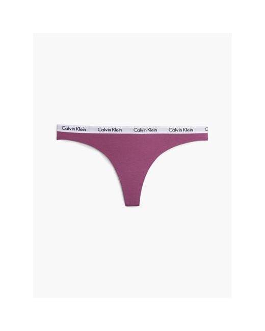 Calvin Klein Purple Calvin Klein Carousel Thong