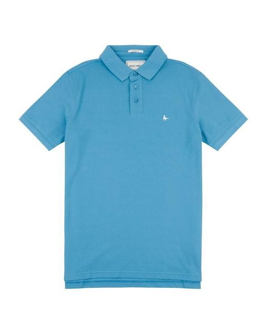 Jack Wills Blue Ald Pqe Polo Sn99 for men