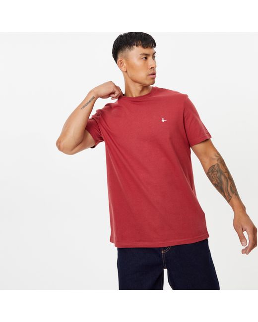 Jack Wills Red Jw Sandleford T Shirt for men