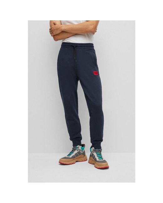 HUGO Doak Jogging Bottoms in Blue for Men Lyst UK