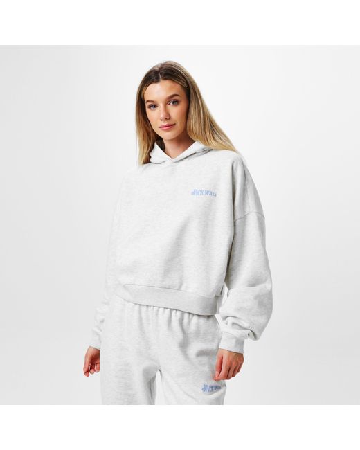 Jack Wills White Jw Essentials Hoodie