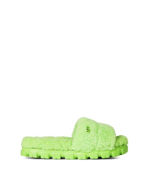 Ugg Green Cozetta Curly Slippers