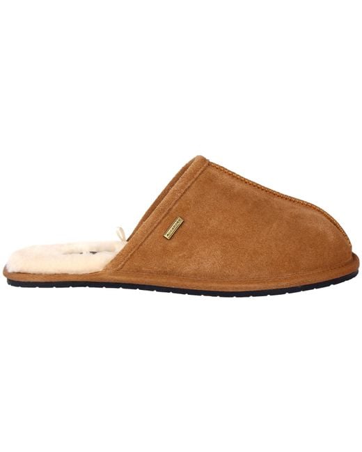 Rockport Brown Mule Slippers for men