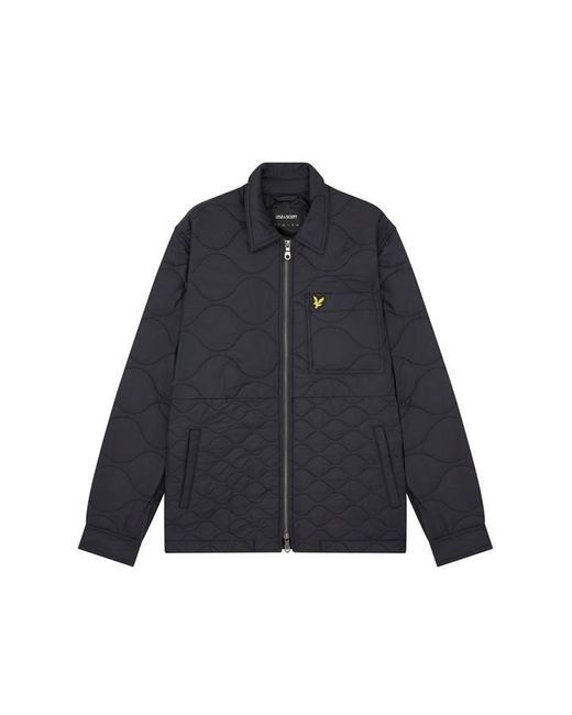Lyle & Scott Blue Lyle Quilted Os Sn99 for men