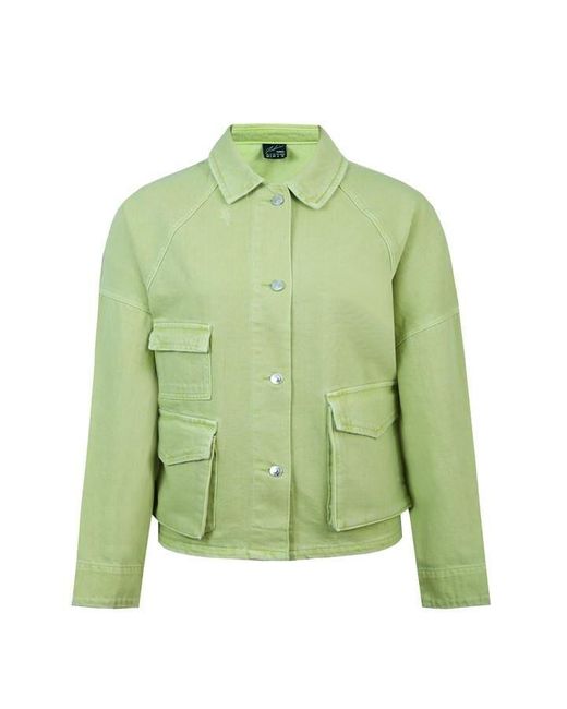 Fabric Green Overshirt Ld