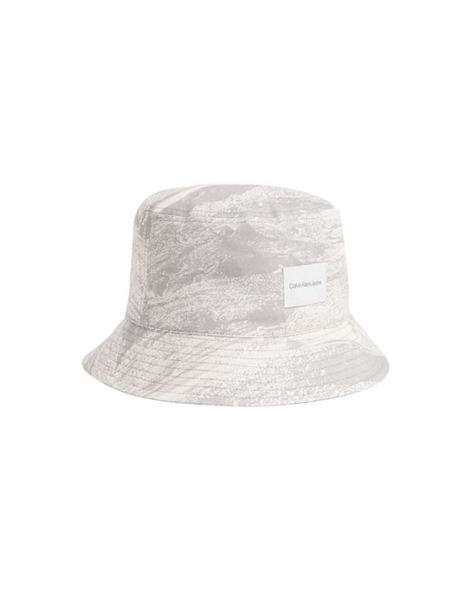 Calvin Klein White Sport Essentials Bucket Hat Pr for men