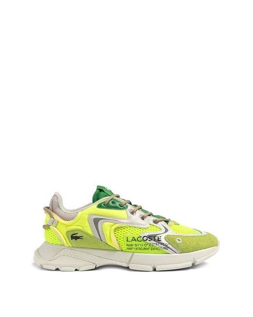 Lacoste Yellow L003 Neo Trainers