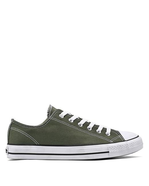 SoulCal & Co California Green Canvas Low Trainers for men