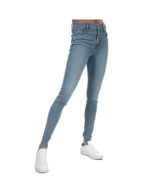 Levi's Blue 720 High Rise Super Skinny Jeans