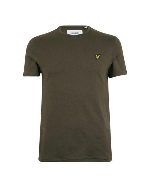 Lyle & Scott Green Plain T-shirt Sn99 for men