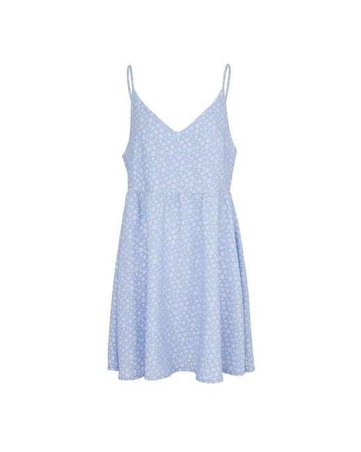 SoulCal & Co California Blue Ditsy Dress Ld43