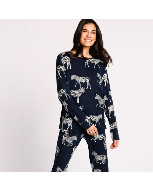 Chelsea Peers Blue Classic Pyjama Set